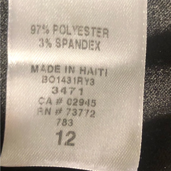 Jeno Newman Black Velvet Pull-On Pants      Womens 12 with Pockets - Picture 4 of 6